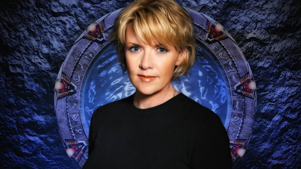 Amanda Tapping jako majorka Samantha Carter v seriálu Hvězdná brána